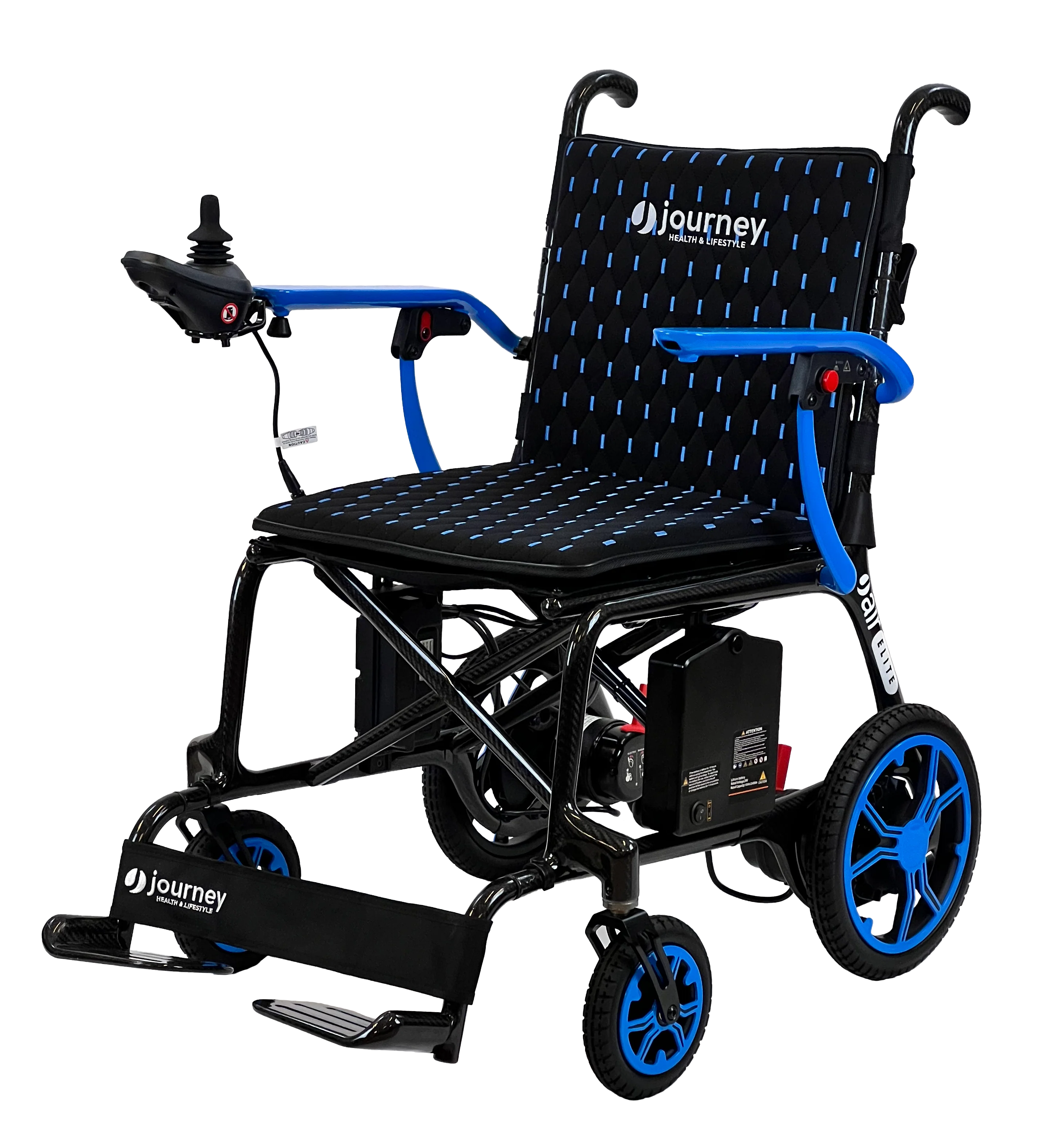 Journey Air Elite Lightweight Folding Power Chair with Carbon Fiber Frame 08642