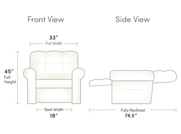 Journey Comfort-Perfect Sleep Chair & Lift Chair Deluxe 5 Zone 27204