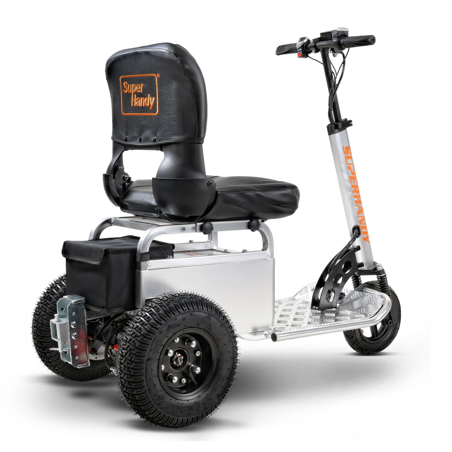 SuperHandy Electric Utility Tow Tractor - 24V 9Ah Battery, 2600lbs Towing Capacity GUO098