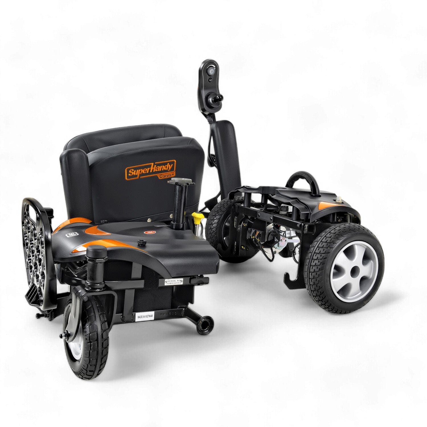 SuperHandy GoRide CRZ Powerchair - 300 lb Capacity, Rear-Wheel Drive, 6.7 Mile Range GUT172